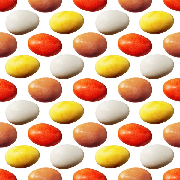 Caramelos Dragee Diferentes Formas Colores Aislados Sobre Fondo Blanco Como —  Fotos de Stock
