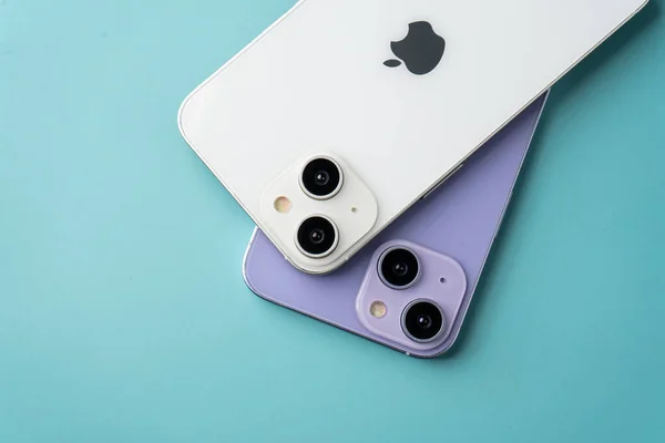 West Bangal India January 2022 Apple Iphone Series Frame Colorful —  Fotos de Stock