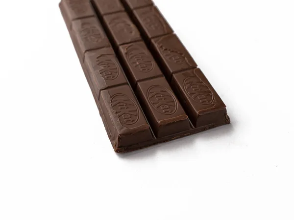 Assam India Augusztus 2020 Kitkat Csokoládé Bár Izolált Állomány Kép — Stock Fotó