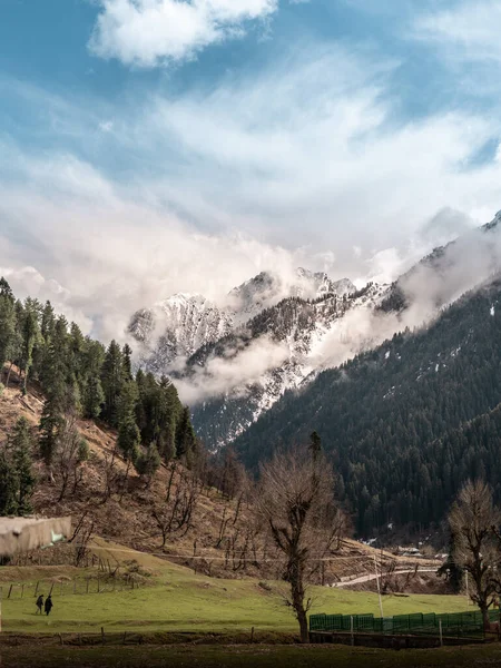令人惊叹的风景和克什米尔种群形象的山脉 — 图库照片