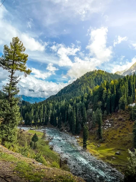 Paesaggio Mozzafiato Montagne Del Kashmir Stock Immagine — Foto Stock