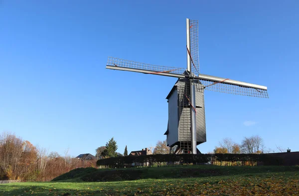 Aalst Belgien November 2022 Blick Auf Die Historische Kruiskouter Windmühle — Stockfoto