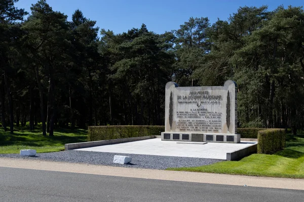 Lens Francja Kwiecień 2023 Pomnik Dywizji Marokańskiej Vimy Ridge Memorial — Zdjęcie stockowe