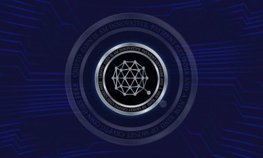 Qtum şifreli para birimi resmi. 3d illüstrasyon.