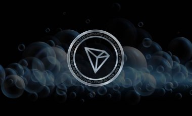 Tron-trx sanal para birimi. 3d illüstrasyon.
