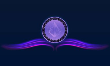 Loopring-lrc sanal para birimi resimleri. 3d illüstrasyon.