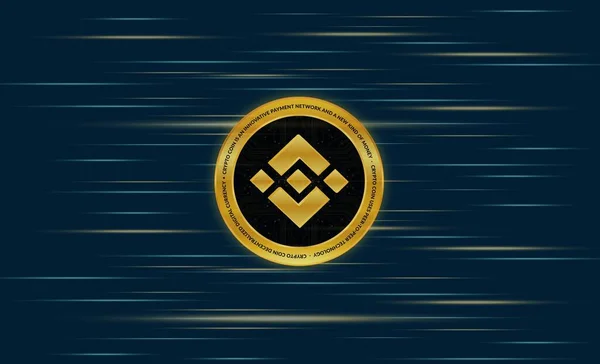 Binance Bnb Virtual Currency Images Illustrations — Stock Photo, Image