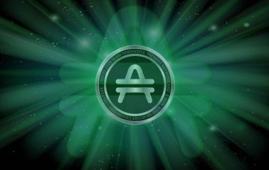 Sanal para birimi görüntüsü. 3d illüstrasyon.