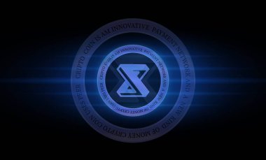 idex virtual currency image. 3d illustrations