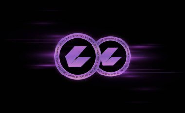 Ceek sanal para birimi görüntüleri. 3d illüstrasyon.