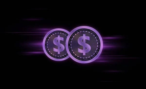 Loga Měn Logo Dolarové Měny Ilustrace — Stock fotografie