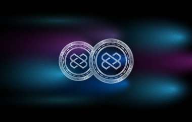 ağ dokuma sanal para birimi resimleri. 3d illüstrasyon