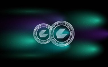 Ceek sanal para birimi görüntüleri. 3d illüstrasyon.