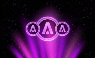 aion sanal para birimi görünümleri. 3d illüstrasyon