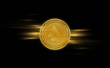 işitsel sanal para birimi görüntüsü. 3d illüstrasyon.