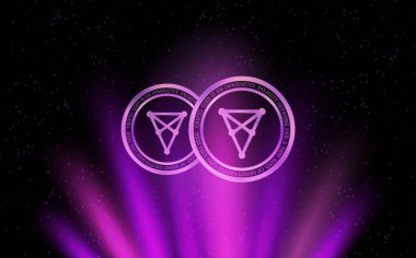 Chiliz-chz sanal para birimi logosu. 3d çizimler.