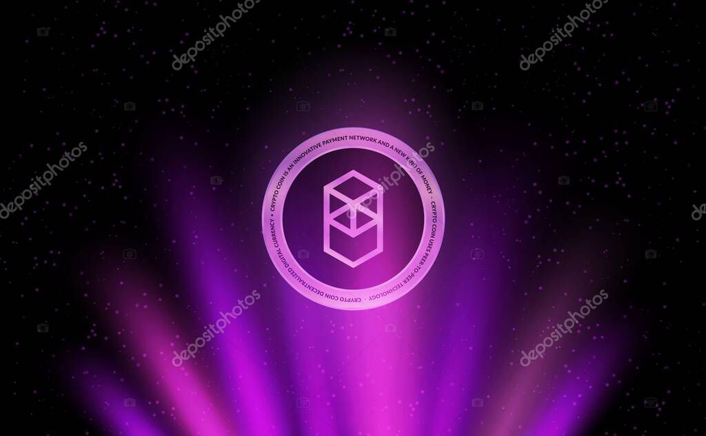Fantom-ftm virtual currency images. 3d illustration