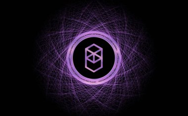 fantom-ftm sanal para birimi görüntüleri. 3d illüstrasyon