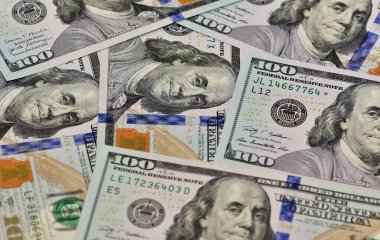 Çeşitli ülkelerin banknotlarının görüntüleri. Amerikan Doları Fotoğrafları.