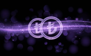 Para birimlerinin logoları. Türk lira logosu. 3d illüstrasyon.