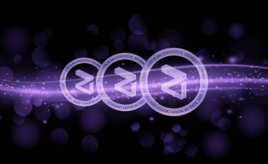 zilliqa-zil virtual currency images. 3d illustrations.