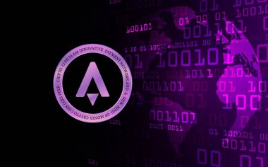 Yıldız atlası sanal para birimi görüntüsü. 3d illüstrasyon.