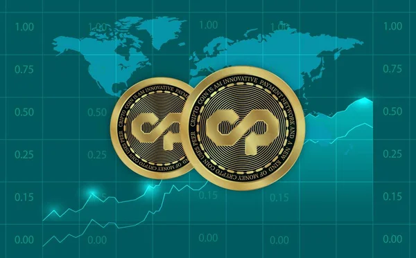 Counterparty Xcp Virtual Currency Images Illustrations — Stockfoto
