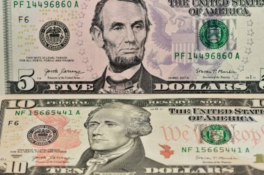 Çeşitli ülkelerin banknotlarının görüntüleri. Amerikan Doları Fotoğrafları.