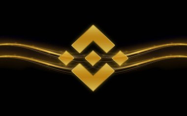 binance-bnb sanal para birimi resimleri. 3d illüstrasyon.