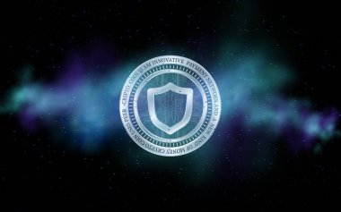 Güven-twt sanal para birimi görüntüleri. 3d illüstrasyon.