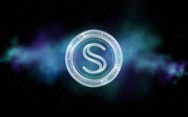 secret-scrt virtual currency images. 3d illustrations.