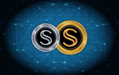 secret-scrt virtual currency images. 3d illustrations.