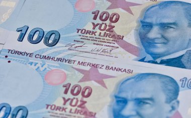 Çeşitli ülkelerin banknotlarının görüntüleri. Türk Lirası fotoğrafları.
