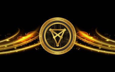 Chiliz-chz sanal para birimi logosu. 3d çizimler.