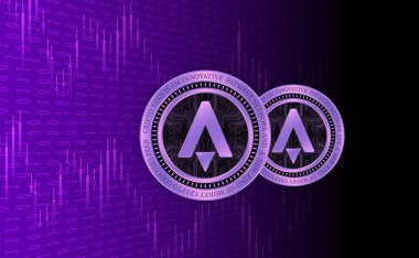 Yıldız atlası sanal para birimi görüntüsü. 3d illüstrasyon.