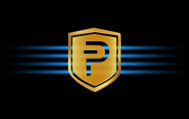 Pivx sanal para birimi resimleri. 3d illüstrasyon.