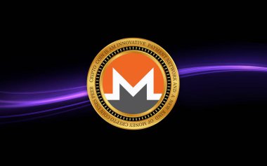 Monero-xx Bay Sanal para birimi görüntüleri. 3d illüstrasyon.