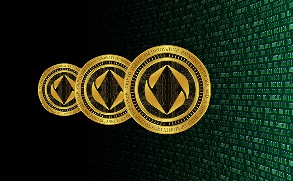 ethereum name service-ens virtual currency images. 3d illustration