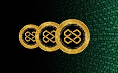 ağ dokuma sanal para birimi resimleri. 3d illüstrasyon