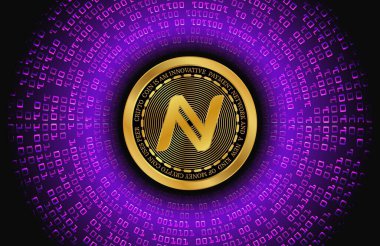 namecoin-nmc virtual currency images. 3d illustration