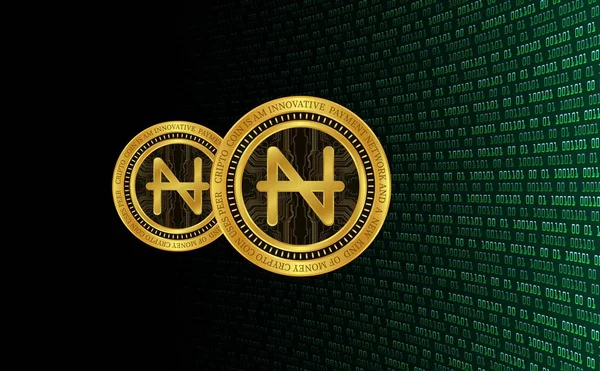 Изображения Виртуальной Валюты Nano Nxo Иллюстрации — стоковое фото