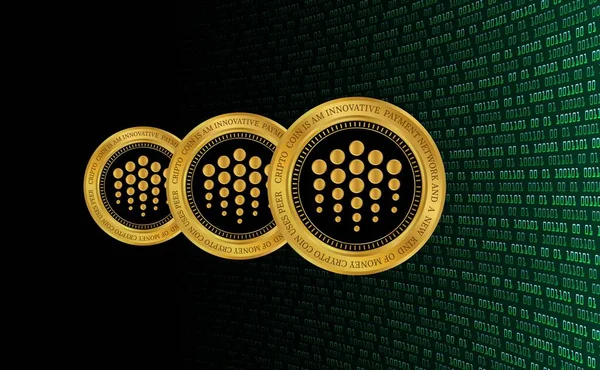 ocean virtual currency logo images. 3d illustration.