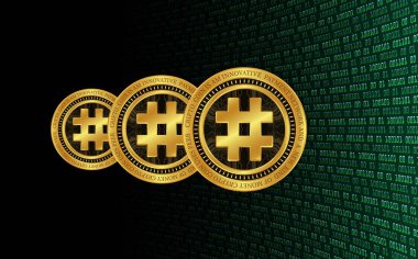 Reserve Rights-rsr virtual currency images. 3d illustrations.