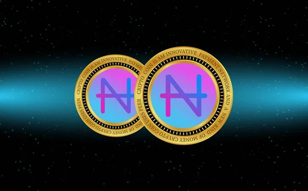 Navcoin Nav Εικονικές Εικόνες Νόμισμα Εικονογράφηση — Φωτογραφία Αρχείου