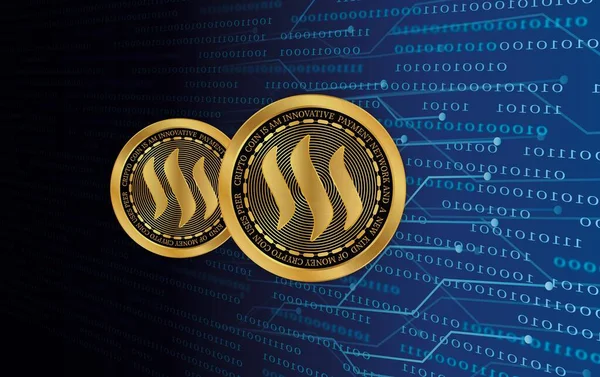 Steem Virtual Currency Images Illustration — 스톡 사진