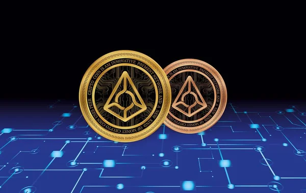 Augur Rep Virtual Currency Images Illustration — Stockfoto