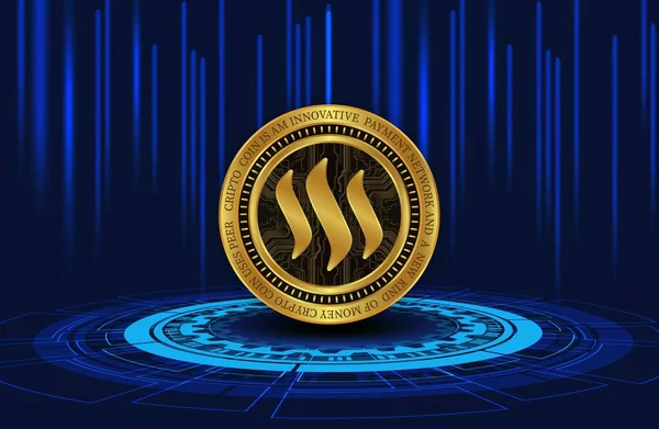 Steem Virtual Currency Images Illustration — 스톡 사진