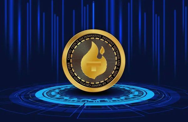 Digital Background Image Theta Fuel Virtual Currency Drawings — Photo