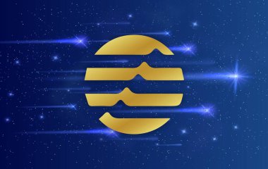 aptos-apt virtual currency images. 3d illustration