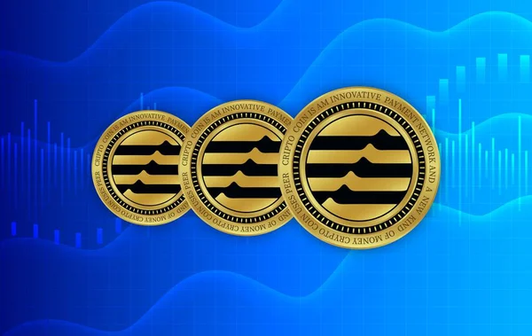 aptos-apt virtual currency images. 3d illustration